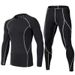 Sports & Entertainment Spot wholesale sports leisure running suit men's fitness tights quick drying clothes long sleeved trousers training suit 0005_desvips.com