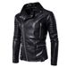 Men's Clothing New Men's Motorcycle Leather Jacket Multi zipper Men's Leather Jacket 1800 B003_desvips.com