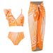 New Printed Two-piece Bathing Suit Women's Spa Vacation Set Bikini_desvips.com