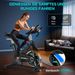 WENOKER Heimtrainer Fahrrad Mit App, Leises Hometrainer Mit Gebogenem Griff, Bequem Ergometer Heimtrainer Mit LCD-Display, Tablet-Halterung, Bis 160KG_desvips.com