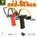 YUOUY Dual-Color Slingshot Set (Red & Black) With Spare Bands And Ammo For Hunting & Target Practice_desvips.com