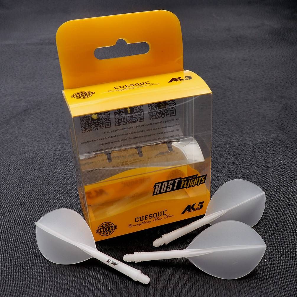 One-piece dart wing Solid color drop blade 2BA Thread Match dart rod tail set_desvips.com