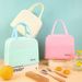 1pc Handheld Insulated Lunch Bag Oxford Fabric Picnic Tote Portable Daily Commute Food Bag For Office Lunches Outdoor Picnic Use_desvips.com