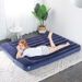 Outdoor Air Double Household Large Single Folding Mattress Inflatable Pad Simple Portable Bed_desvips.com
