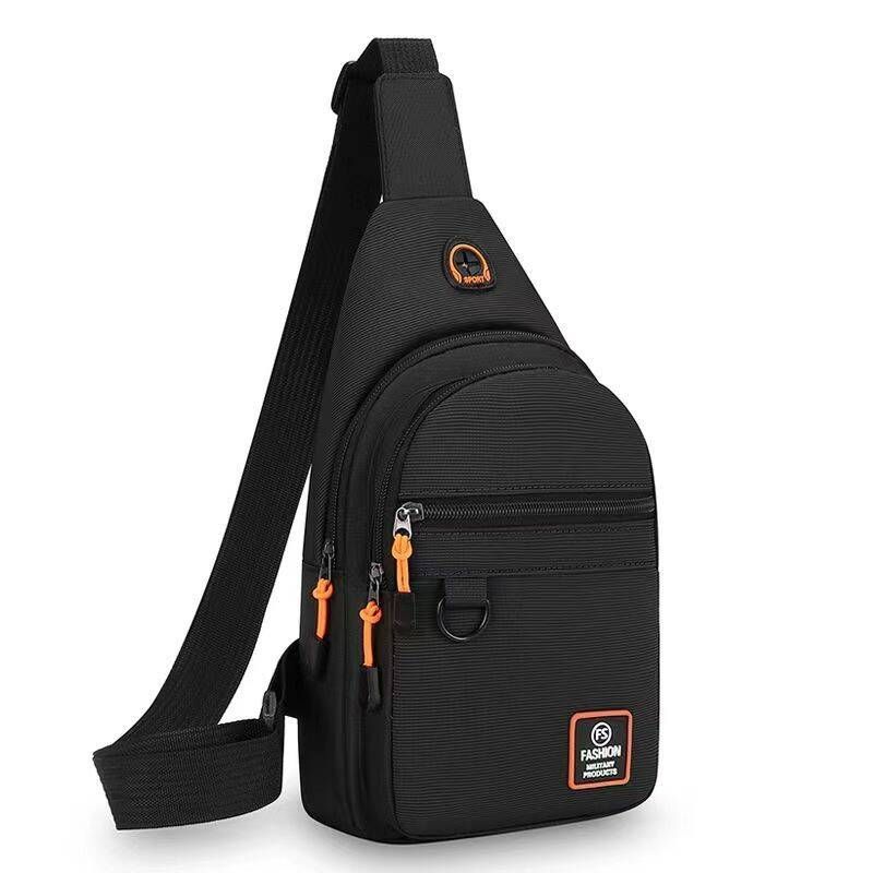 New Crossbody Casual Oxford Cloth Single Shoulder Waterproof Backpack Large Capacity Chest Bag For Delivery_desvips.com