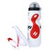 New Bicycle + Set Mountain Bike Carbon Fiber Texture V-Shaped Water Bottle Cage Outdoor Cycling Gear_desvips.com