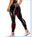 New Seamless High-Waist Bare Sensation Printed Pants For Women, Butt-Lifting Tight-Fit Quick-Dry Sports Yoga Wear_desvips.com