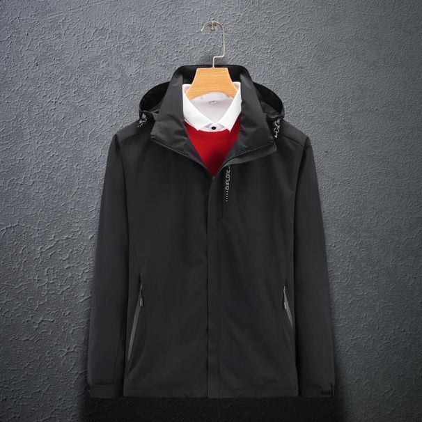 New Releases In December New Fashion Couple Thin Autumn Winter Jacket Outdoor Windproof Waterproof Group Workwear With Embroidered_desvips.com