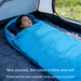 Hooded Sleeping Bag Adult Four Seasons Thickened Universal Outdoor Camping Office Lunch Break Car Portable Single Quilt_desvips.com