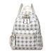 Stylish And Versatile Women's Large-capacity Travel Backpack With Printed PU Bags, Trendy Cross-border E-commerce_desvips.com