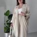 Women's Clothing Commuter Long Sleeve Two piece Suit Three dimensional Butterfly Decoration Thin Breathable_desvips.com