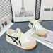 4Cm Height Increasing Thick Sole Ugly Cute German Training Women's 2025 Spring Summer New Retro Comfortable Casual_desvips.com