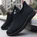 Fashionable Woven Knitted Running Lightweight, Breathable And Non-Slip - Perfect Outdoor Adventure, Ideal Men's Solid_desvips.com