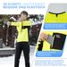 ROCKBROS Men's Winter Jacket and Trousers Set. Windproof, available in EU sizes M - 4XL. Warm and with enhanced visibility._desvips.com