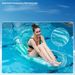Clear PVC Inflatable Lounge Oversized Transparent Floating Mat For Pool Beach Ultra Comfortable Water Hammock With Reinforced Seams For Adults_desvips.com