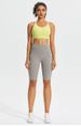 NOKO Sports 7A Antibacterial Nude Yoga Shorts, Outer Wear Super High Waist Tummy-lifting Hip-lifting Sports Tights For Women_desvips.com