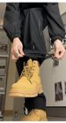 Waterproof Charge Pants Men's Loose Black Straight Pants_desvips.com