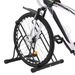 Black Steel Bike Rack - Durable And Corrosion-Resistant - Stable Structure - Non-Slip Rubber Caps - Includes Mounting Hardware_desvips.com