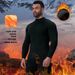 Outdoor Running Training Base Layer Thermal Underwear For Men, Fleece-Lined, Thickened, Tight-Fitting, Quick-Dry Sports_desvips.com
