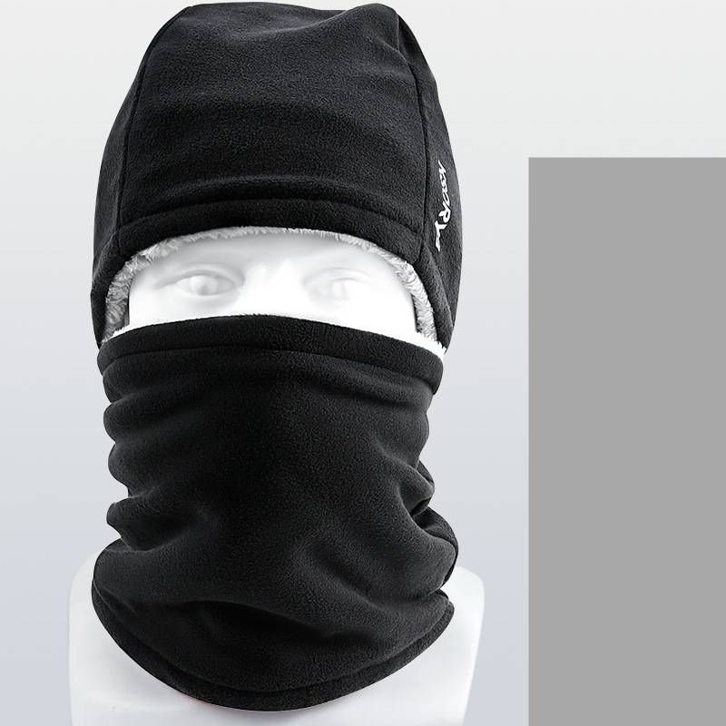 Winter Cycling Mask Neck Skiing Windproof Mountaineering Warm Non Slip Plus Velvet Multifunctional Fleece Neck Protection Hood_desvips.com