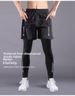 Men's Tight-fitting Running Pants, Shark-print Base Layer, Quick-drying, High-elasticity Compression Fitness Sports Set, Training Basketball_desvips.com