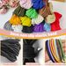 Assorted-Color 3mm Round Elastic Cord, 30 Yards, Stretchy String_desvips.com