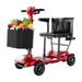 Todimart X17 4-Wheel Mobility Scooter For Disable People, 30-35 Long Range, Foldable And Lightweight_desvips.com