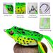Sometime Black Simulation Bionic Fish Soft Lure Bait Frog_desvips.com