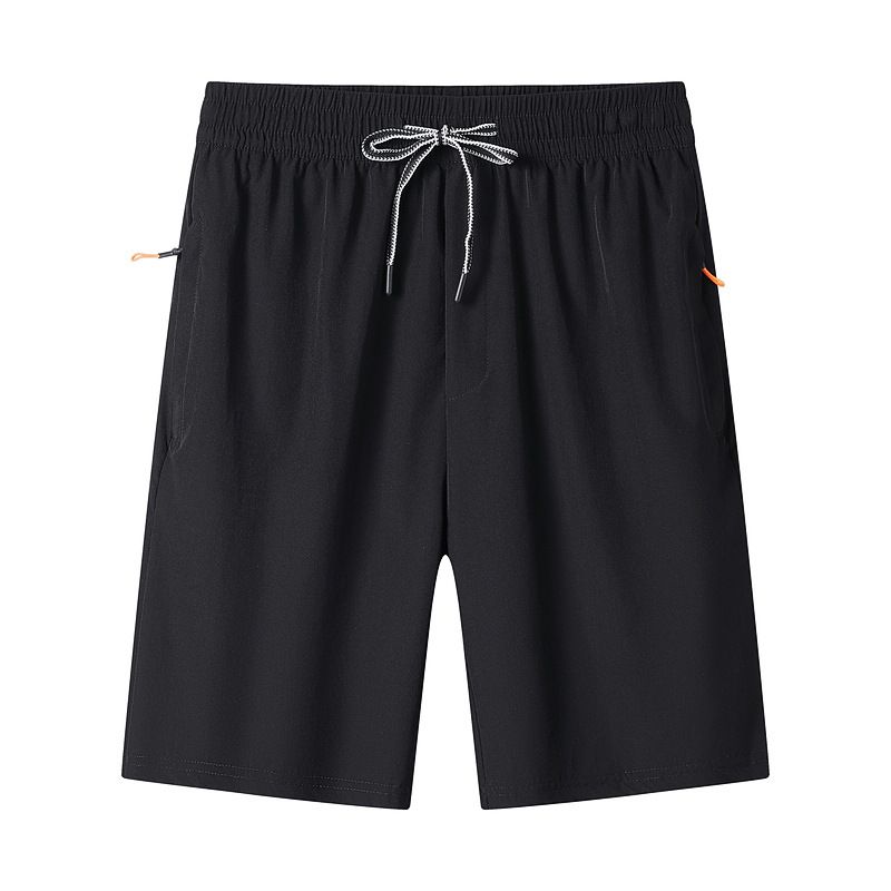 High-quality Ice Silk Quick-dry Men's Summer Shorts, Thin, Stretchy, Breathable, Loose-fitting Home Pants, Casual Shorts_desvips.com