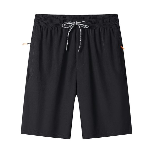 High-quality Ice Silk Quick-dry Men's Summer Shorts, Thin, Stretchy, Breathable, Loose-fitting Home Pants, Casual Shorts_desvips.com