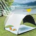 Blackout Camping Canopy Tent Waterproof UV Protection Sun Shelter With Portable Picnic Mat Arc Design Lightweight Easy Setup_desvips.com
