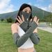 Nylon Men's Face Mask, Sun Protection For Women, Summer UV Protection, Ice Silk, Loose Fit, High Aesthetic Value, 2026_desvips.com