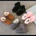 Kids Snow Brown Boys and Girls Baby Toddler Cotton Shoes Cutefeet Gray Soft Padded Thickened Pink Children's Winter_desvips.com