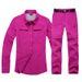 Hiking Clothings Women's Quick Drying Shirt Long Sleeve Detachable Short Sleeve Two Piece Splicing Solid Color Quick Drying Quick Drying Underwear Set_desvips.com