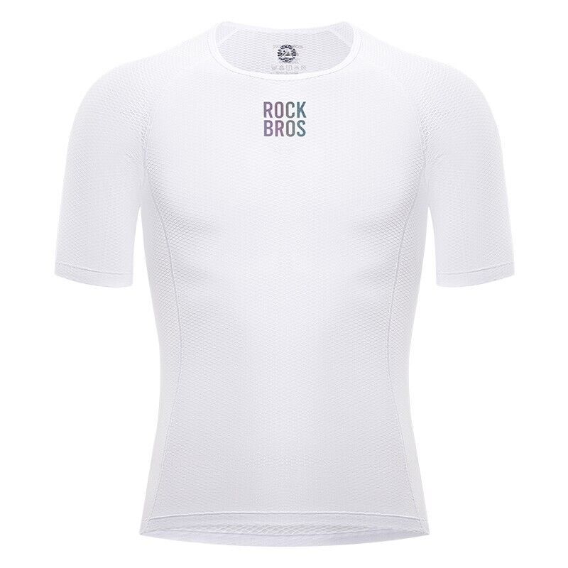 ROCKBROS Short - Sleeve Compression Shirt. It is a functional shirt with breathable features, suitable for sports like running_desvips.com