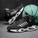 Men's High-Top Basketball Shoes Feature A Breathable Mesh Design Maximum Comfort Outdoor Shock-Absorbing Shoes,_desvips.com
