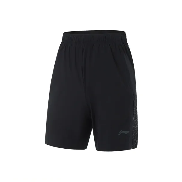 Li-Ning Men's Running Shorts AT DRY 88%Polyester 12%Spandex Regular Reflective LiNing Adjustable Waist Sports Bottoms_desvips.com