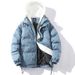 Winter 2024 New Loose Casual Hooded Cotton Jacket Men's Trendy Brand Winter Thick Coat Men_desvips.com