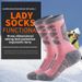 Professional Outdoor Hiking Trekking Towel Bottom Warm Terry Mid-Calf Odor-Resistant Sports Running Socks_desvips.com