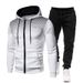 New Autumn Winter Men's Sports Fitness Casual Fashion Sweatshirt Set Fleece Printed Hoodie_desvips.com