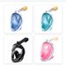 Single tube full dry snorkeling mask for children diving mirror with large frame_desvips.com