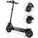 IScooter W9 Electric Scooter 10 Inch 1000W 48V14Ah 35-45km Range 45km/h Max Speed Off Road Tires Rear Drive Dual Disc Brakes_desvips.com