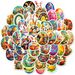 100 Cartoon Cute Creative Bunny Goose Egg Easter Graffiti Decoration DIY Stickers_desvips.com
