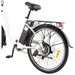 DYU C6 Electric Bike For Adults 26" City Urban E-Bike With Basket 350W Motor 36V 12.5Ah Battery_desvips.com