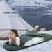 Ultra-Warm Down Sleeping Bag For Camping - Lightweight Portable With Hand Access & Blanket Conversion_desvips.com