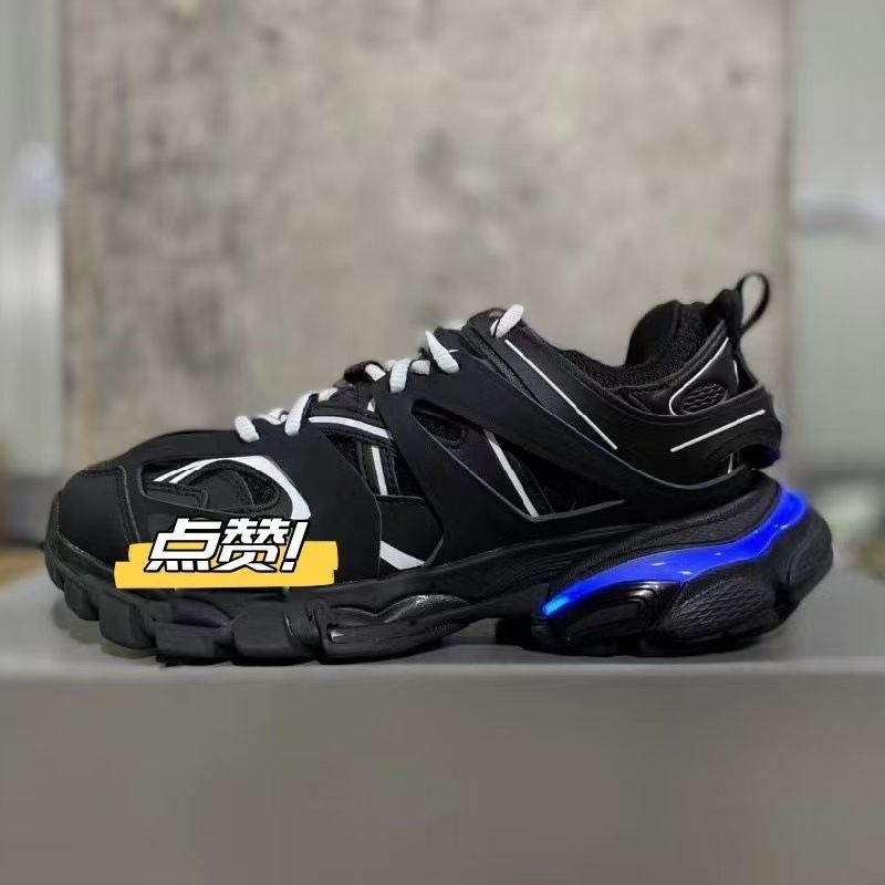 Special Limited-time Offer Original Paris Track 3.0 Saga LED Neon For Men And Women Couple President Edition Dad Shoes_desvips.com