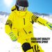 Phibee Elephant Children's Ski Set Boys Girls Workwear Windproof Waterproof Snow Suit For Single And Double Board_desvips.com