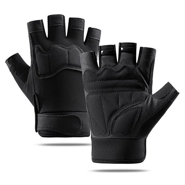 Tactical Half Finger Men Special Forces Military Enthusiast Training Outdoor Cycling Sports Climbing Non-Slip Fitness_desvips.com