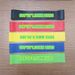 Multifunctional Latex Fitness Yoga Rope 5-Piece Set O-Type Resistance Bands_desvips.com