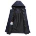 Men's Lightweight Spring Autumn Windproof And Waterproof, Youth Korean-style Trendy Black Jacket, Outdoor Mountaineering_desvips.com